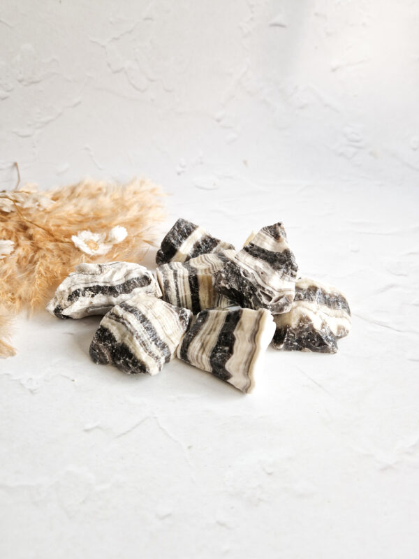 Zebra calciet