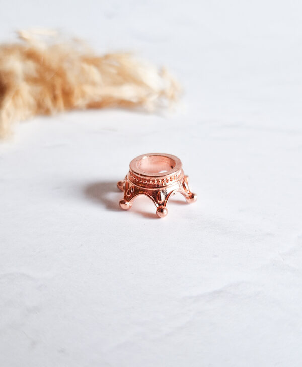 Bolhouder kroon (rose goud)