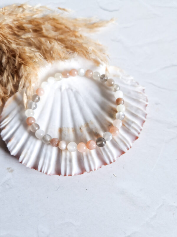 maansteen armband mix