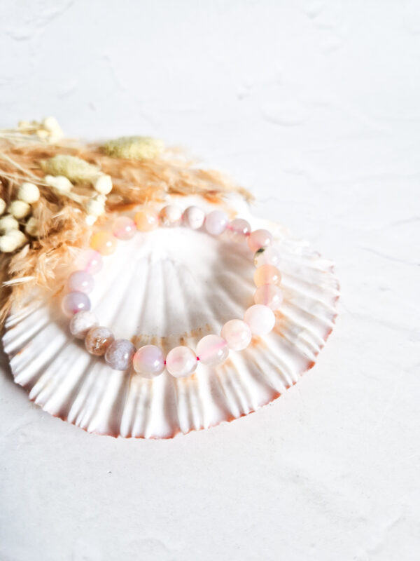 bloemagaat armband