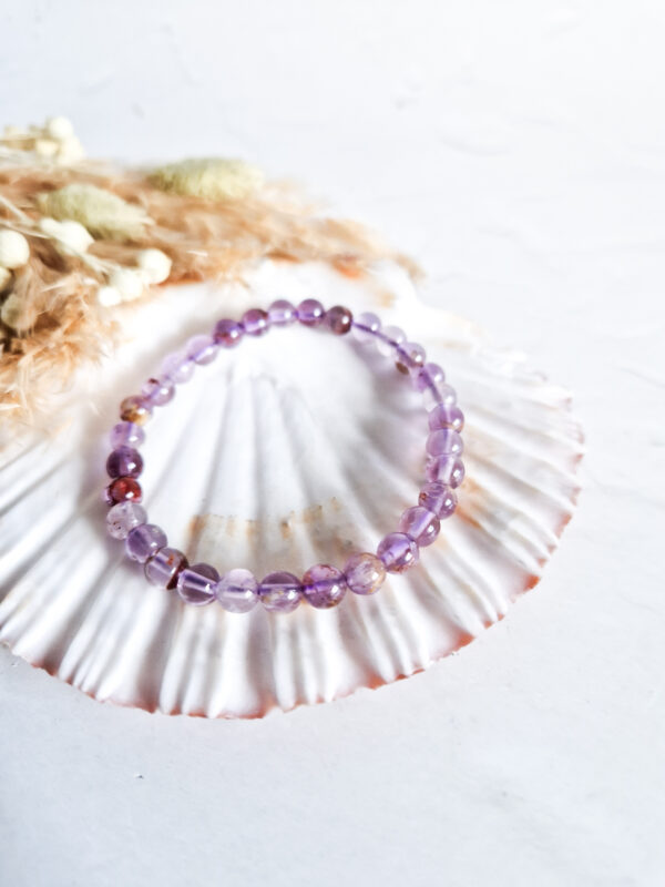 paarse lodoliet armband