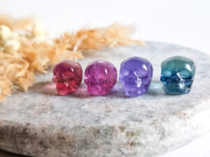 mini fluoriet skulls/doodshoofd