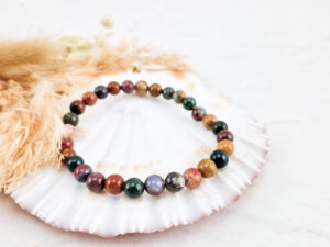 oceaan jaspis armband 6 mm