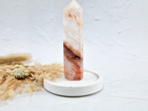 Fire quartz toren (hematoide kwarts/red healer)