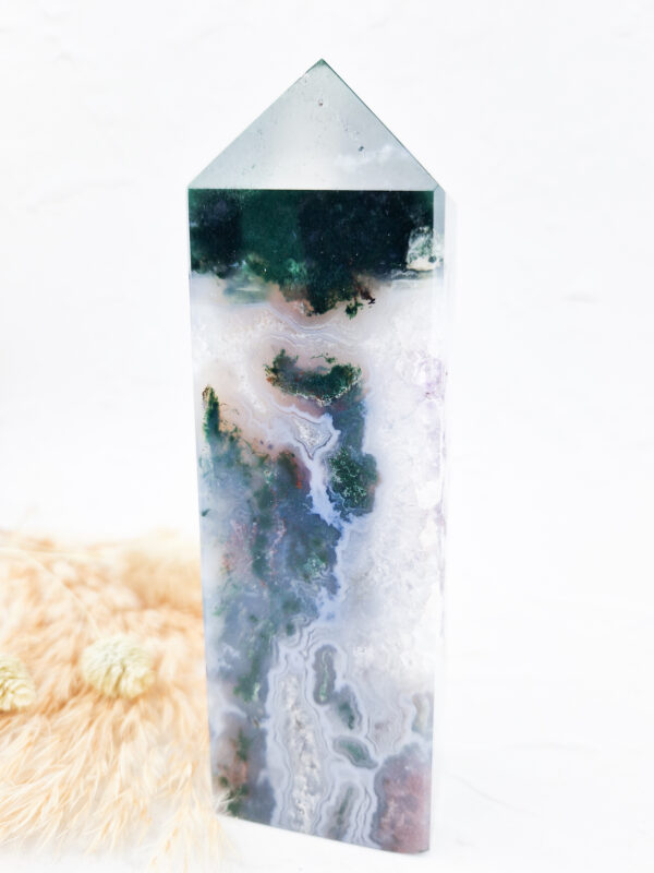 Mosagaat met amethist toren XL