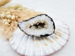 Halve agaat geode
