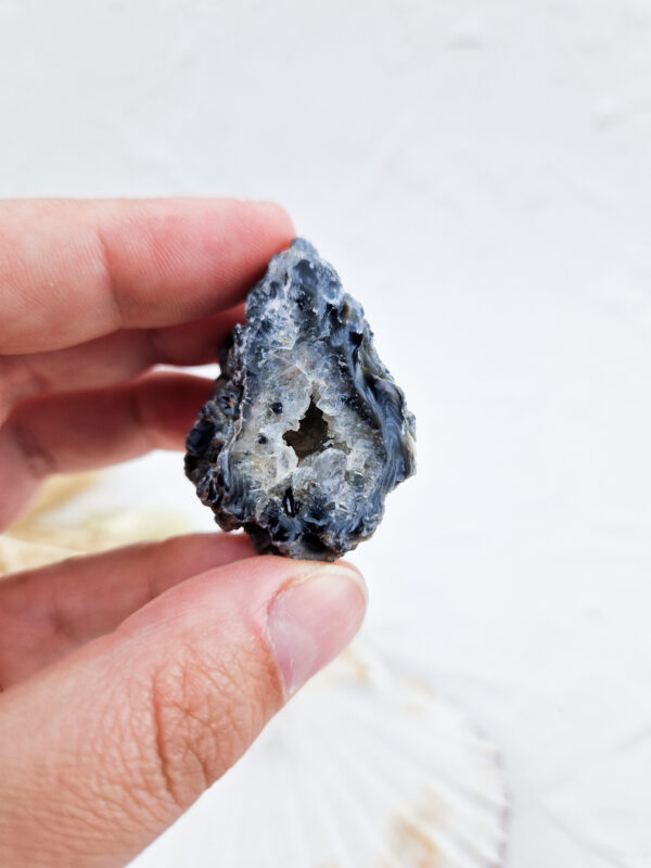 Halve agaat geode