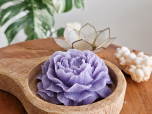 Amberblokje roos – lavendel