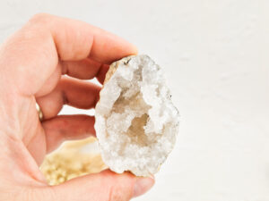 halve kwarts geode klein