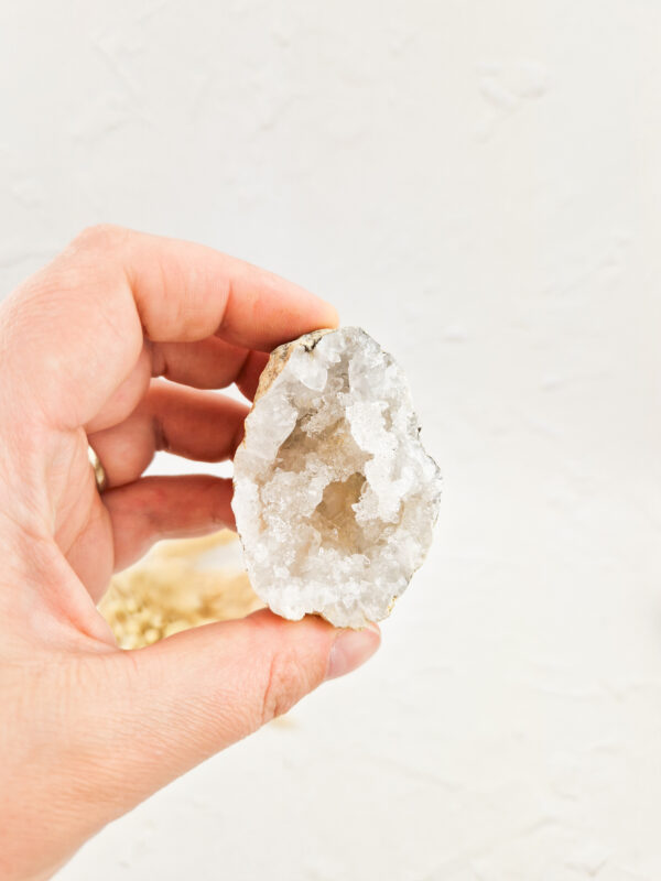 halve kwarts geode klein