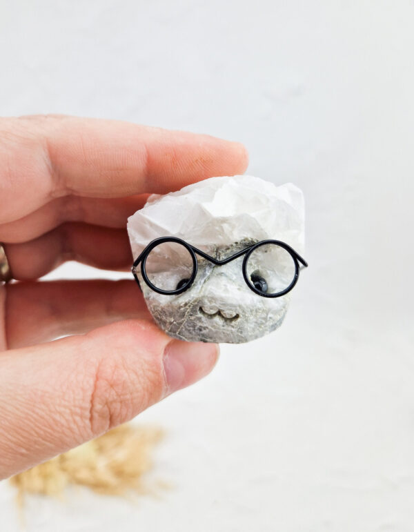 Calciet nerd met bril
