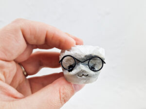 Calciet nerd met bril