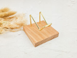 Standaard hout + goud