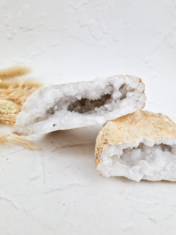 Kwarts geode set