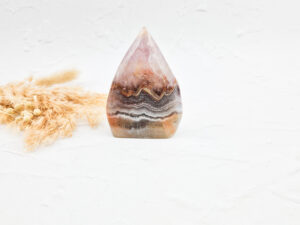 Amethist + agaat vlam / sculptuur (b-keuze)