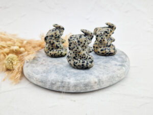Dalmatier jaspis zittende olifant