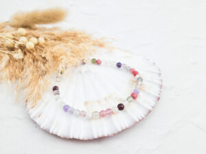 Kleurrijke mix armband 4mm