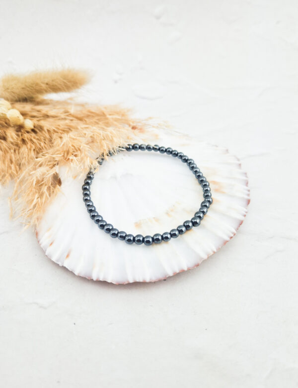 Hematiet armband 4mm