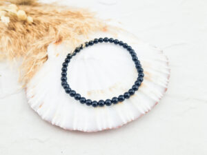 Zwarte toermalijn armband 4mm