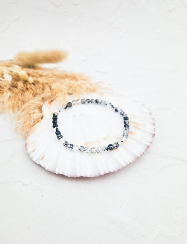 Toermalijnkwarts armband 4mm (extra)
