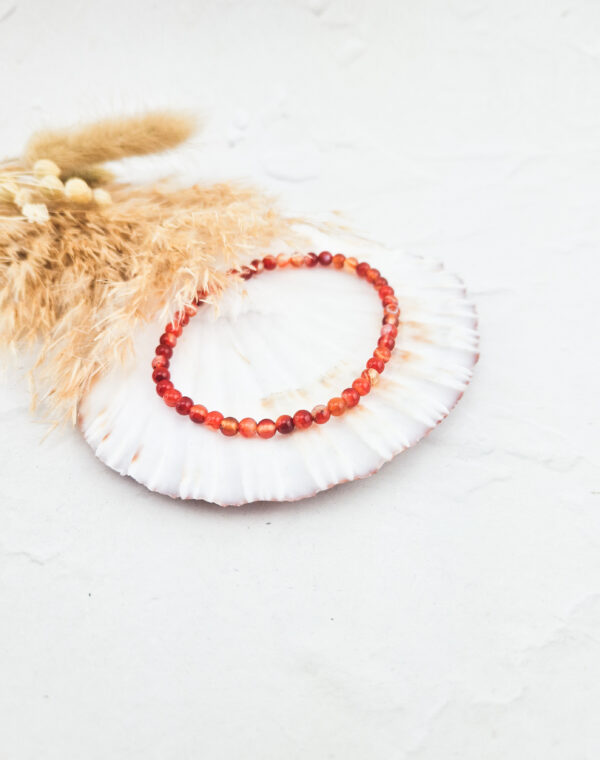 Carneool armbandje 4mm