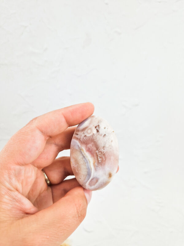 Bloemagaat / chalcedoon palmsteen