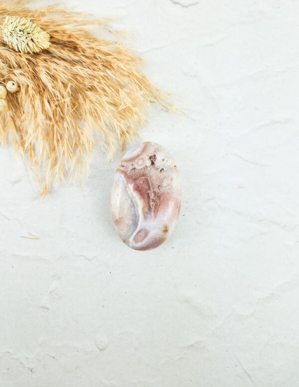 Bloemagaat / chalcedoon palmsteen