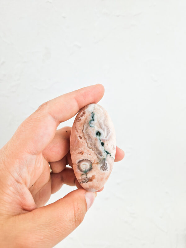 Bloemagaat / chalcedoon palmsteen
