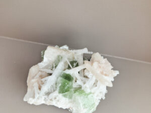 Apofylliet met stilbiet cluster