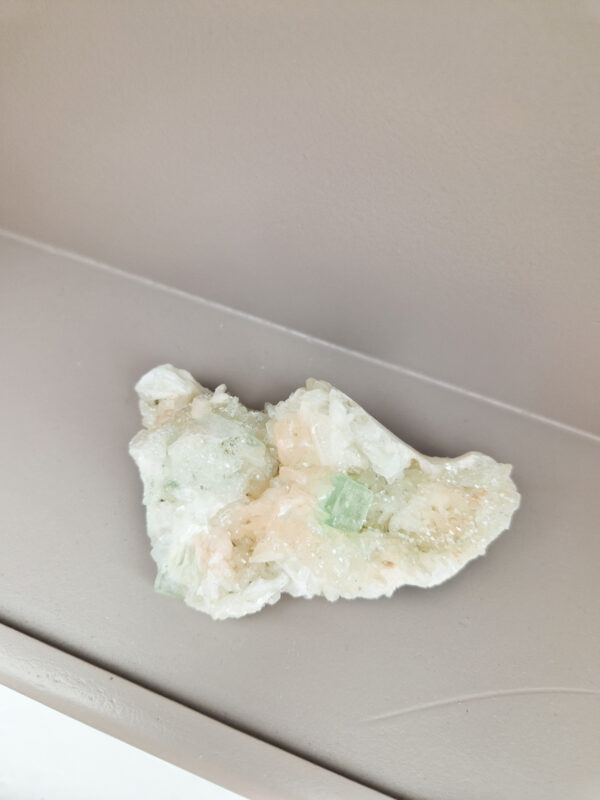 Apofylliet met stilbiet cluster met sugar druzy