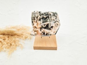 Chalcedoon met stilbiet cluster