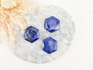 Lapis lazuli hexagon / diamant