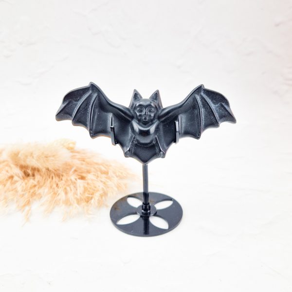 Obsidiaan vleermuis op standaard
