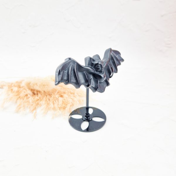 Obsidiaan vleermuis op standaard