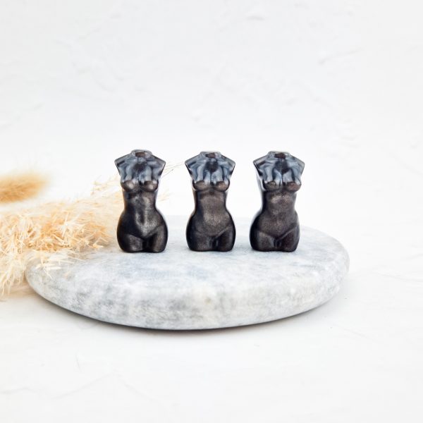 Zilver obsidiaan vrouwenlichaam / body