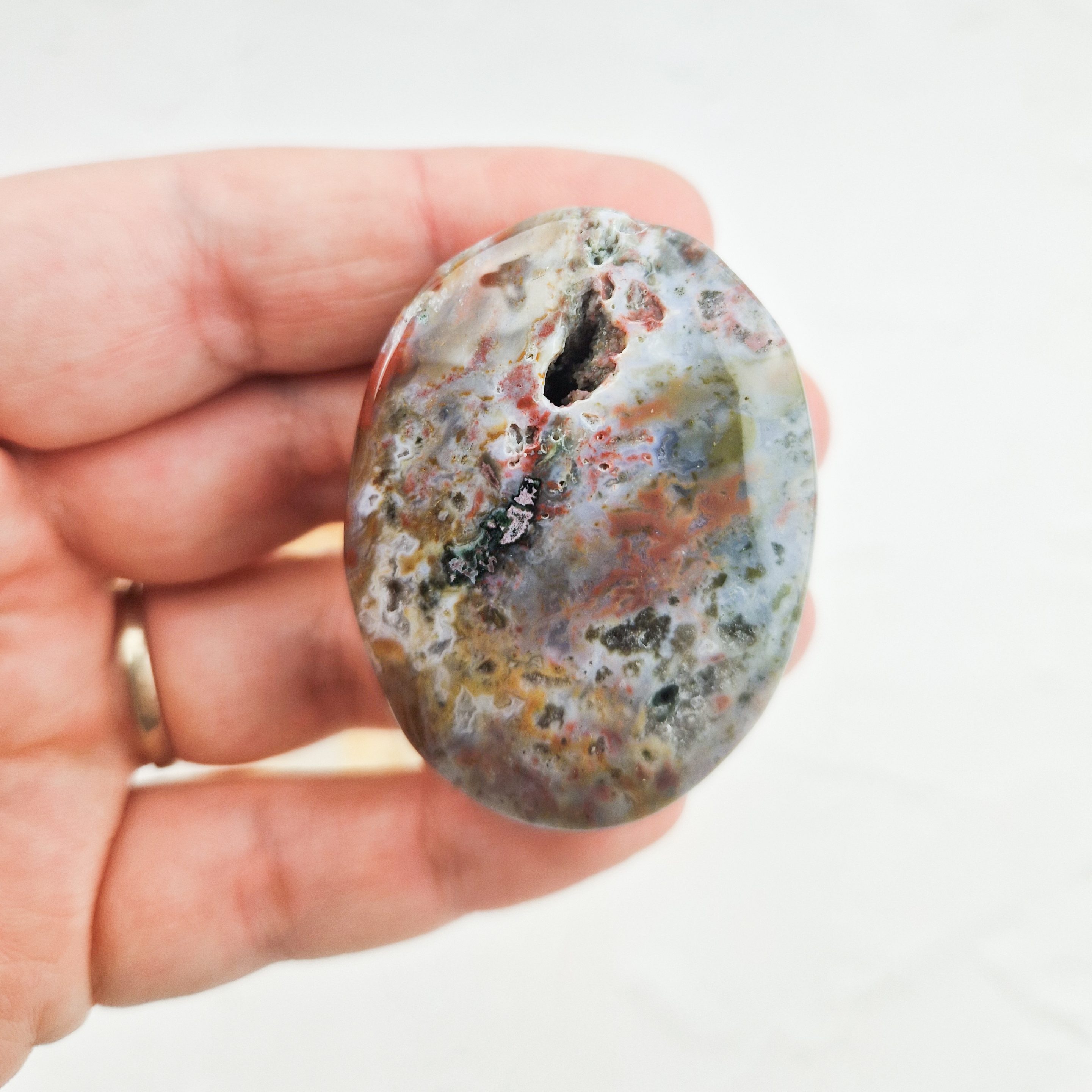 Oceaan jaspis palmsteen