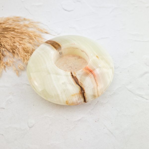 Onyx waxinelichthouder