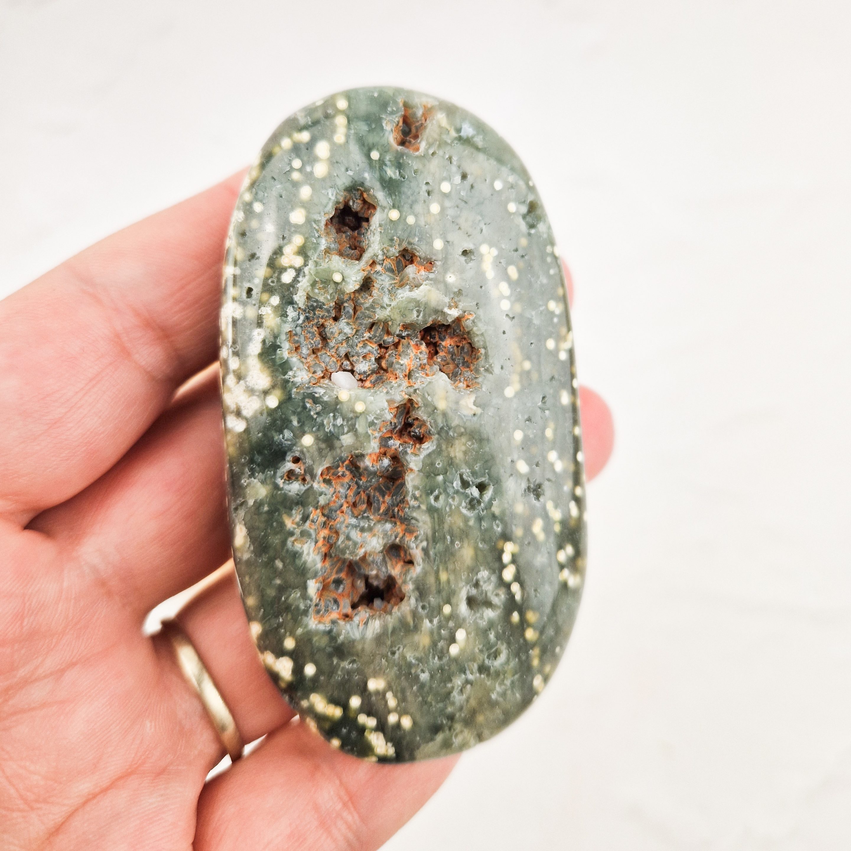 Oceaan jaspis palmsteen