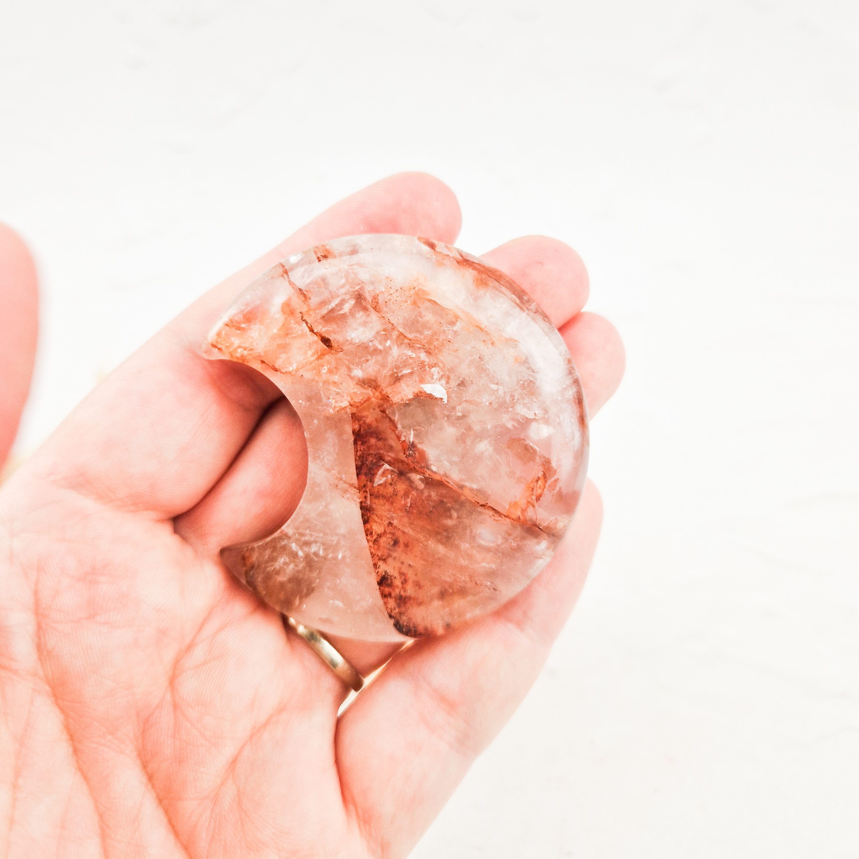 Hematoide kwarts maan