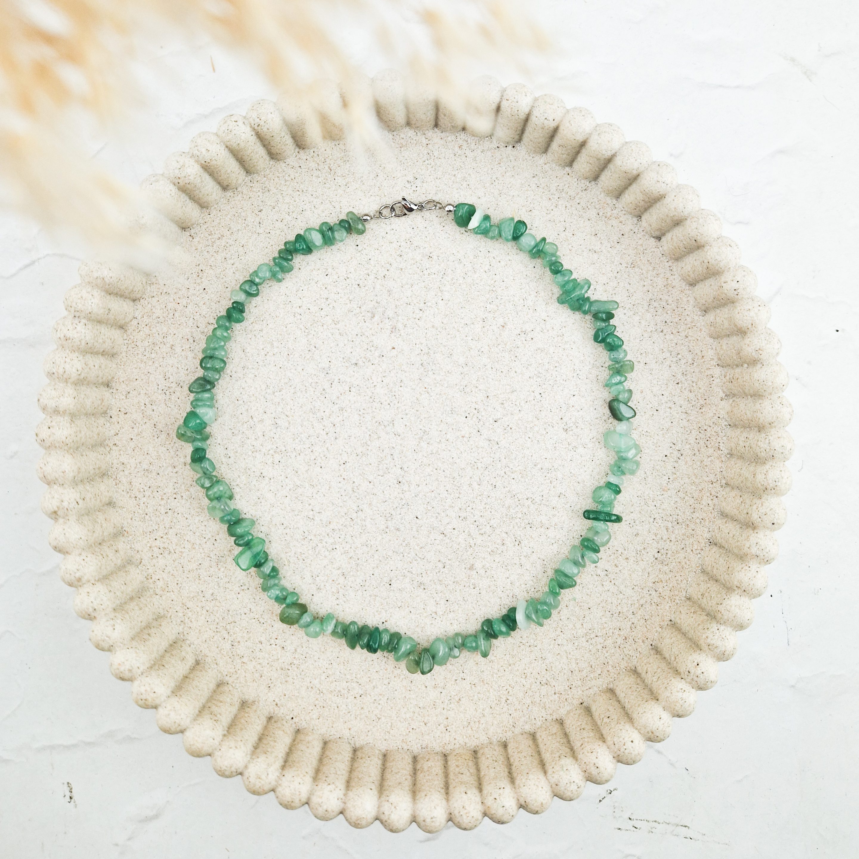Aventurijn split ketting