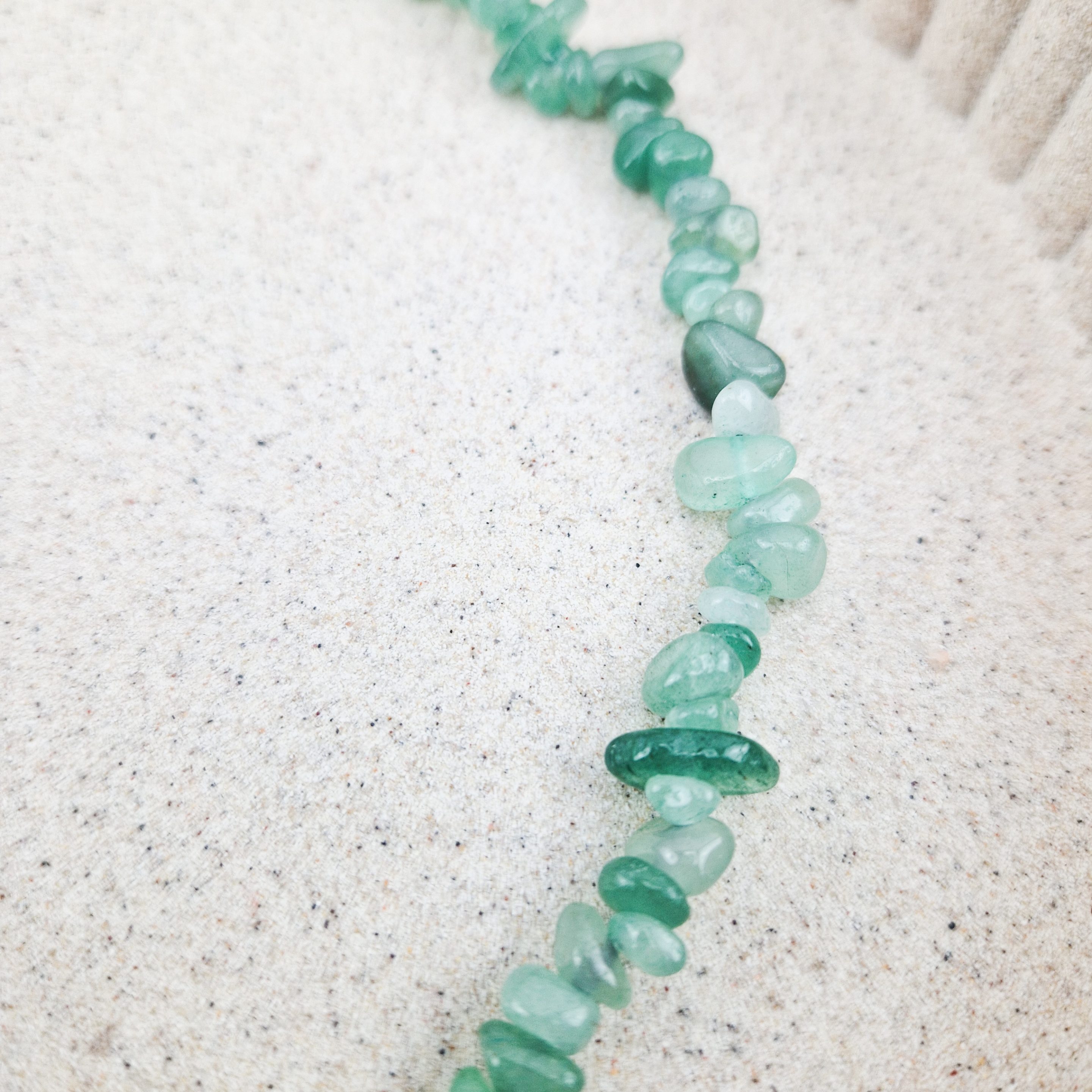 Aventurijn split ketting