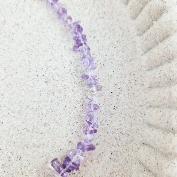 Amethist split ketting