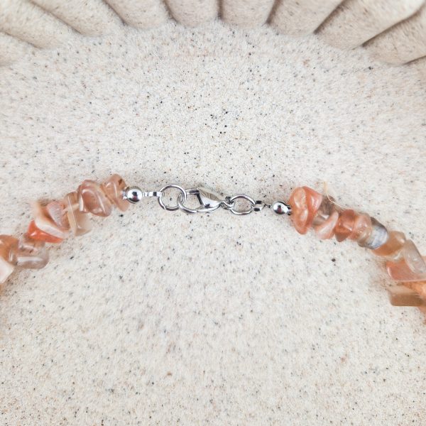 Maansteen split ketting