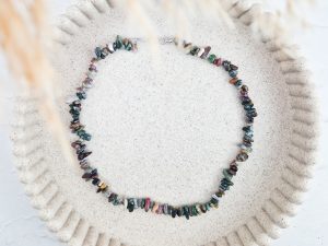 India agaat split ketting