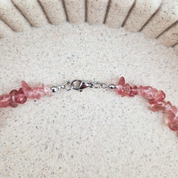 Aardbeienkwarts splitketting