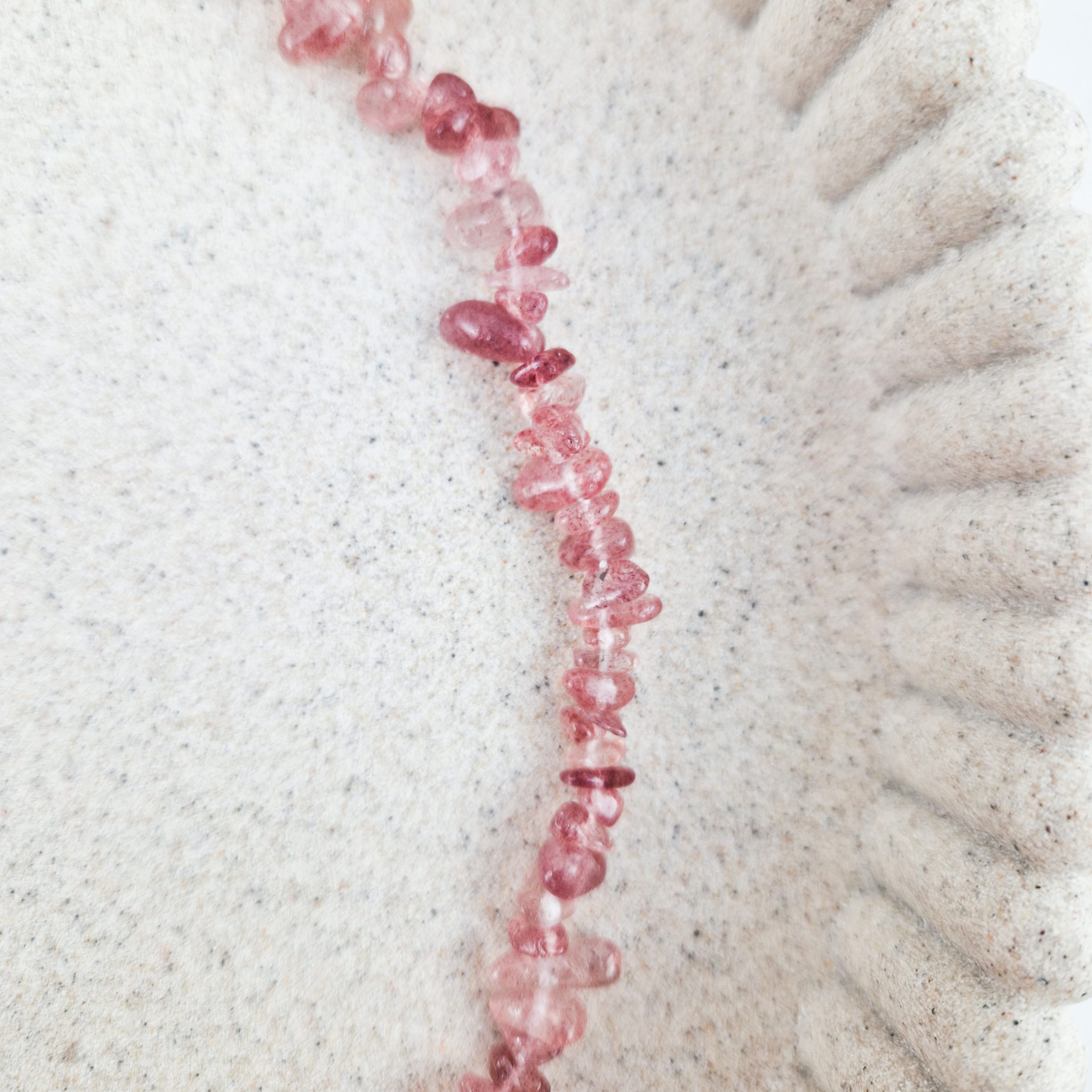 Aardbeienkwarts splitketting
