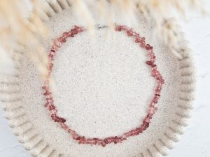 Aardbeienkwarts splitketting