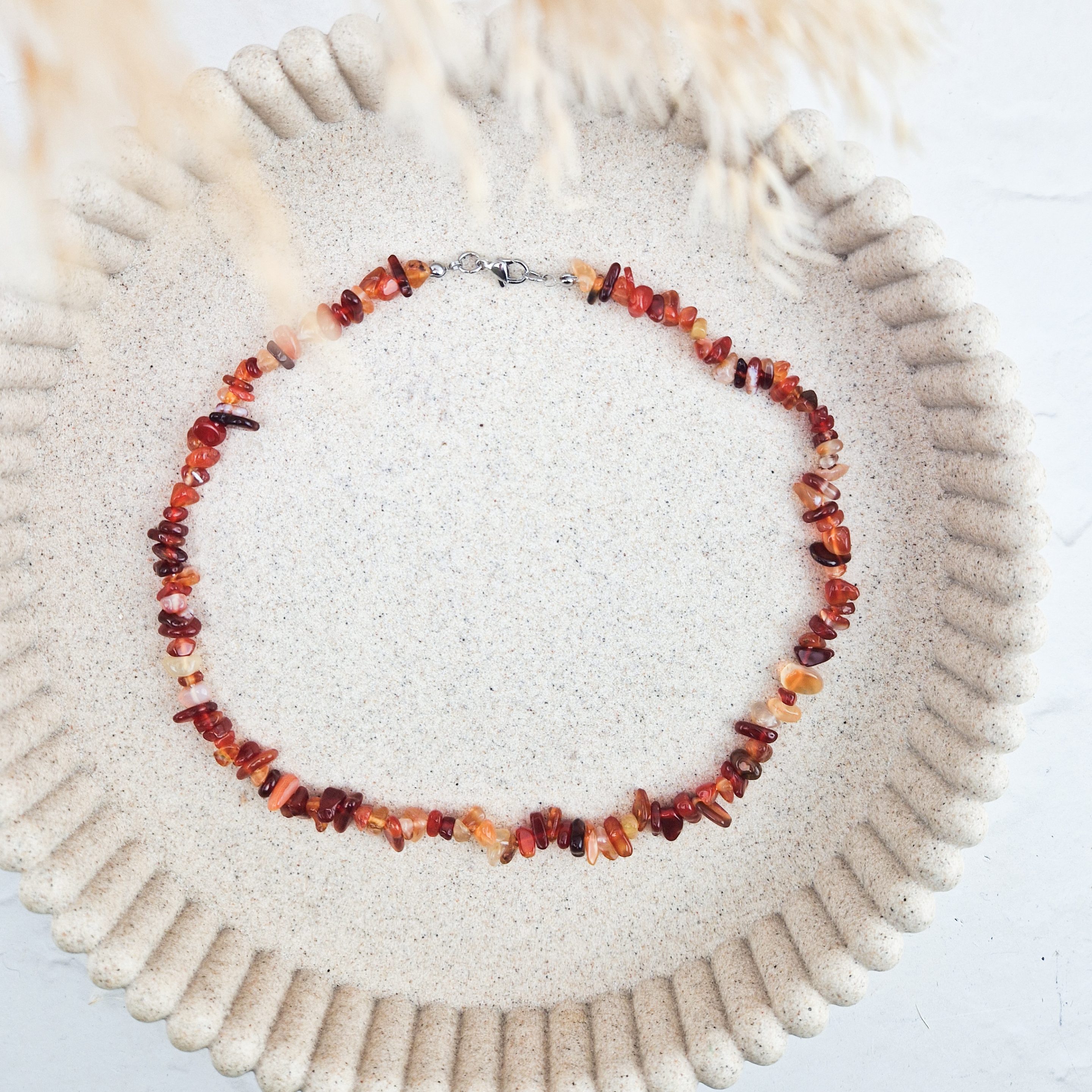 Carneool splitketting