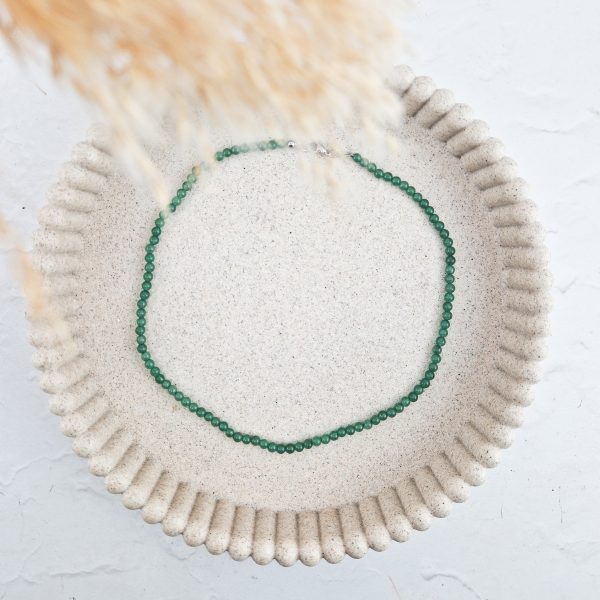 Aventurijn ketting 4 mm kralen