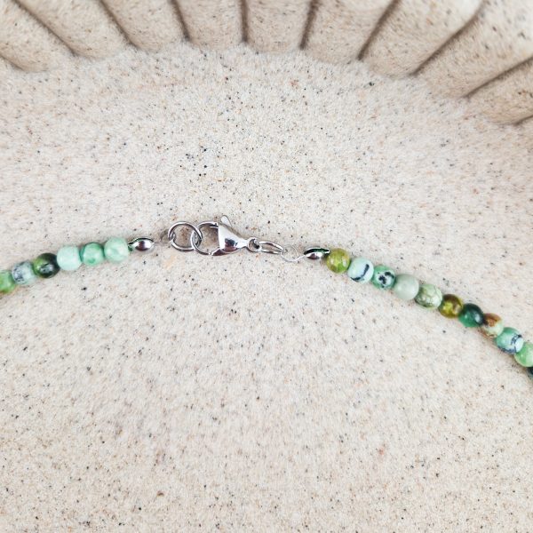 Chrysopaas ketting 4 mm kralen